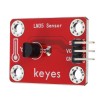 LM35 温度传感器（焊盘孔）排针模块模拟信号