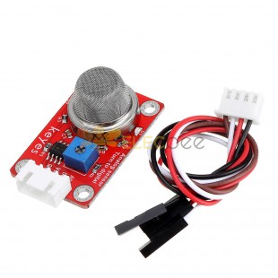MQ-2 Sensore di fumo Spina anti-inversione Terminale bianco Modulo sensore di gas Supporto per micro bit