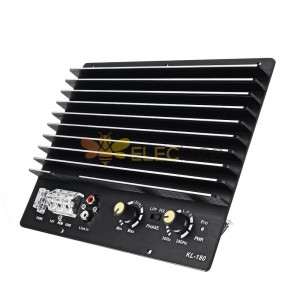 Kl-180 1200 W amplificador de potência de áudio para carro subwoofer placa amplificador de potência de áudio diy reprodutor de carro 12 V DC