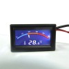 LED Thermometer 3 Way FlowMeter For Water Cooling Liquid Cooler System With 2 Barbs