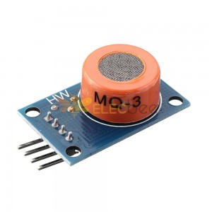 LM393 MQ3 MQ-3-Sensor Ethanol-Gas-Analogsensor TTL-Ausgangsmodul