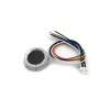 R502-A Kapazitives Fingerabdruck-Lesemodul Sensor Scanner Kleiner dünner Kreisring LED-Steuerung DC3.3V MX1.0-6pin