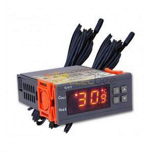 STC-800 LED Digital Temperature Controller 12V/24V Thermoregulator Thermostat, Heater, Cooler with Water Level Detection