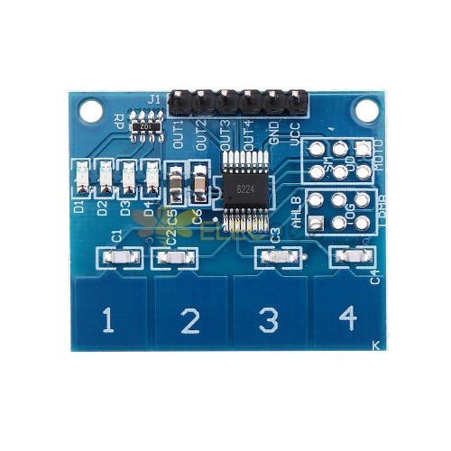 TTP224 4CH Channel Capacitive Touch Switch Digital Touch Sensor Module
