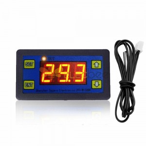W1308H LED Micro-ordinateur Affichage numérique Contrôleur de température Thermostat réglable Contrôleur de temps intelligent 12V / 24V / 220V