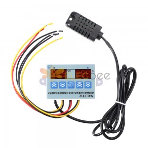 ZFX-ST3022 LED Dijital Çift Termometre Sıcaklık Kontrol Cihazı Termostat İnkübatör Mikrobilgisayar