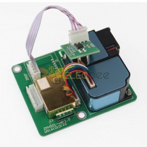 ZPHS01 All-in-one Gas Detection Module Carbon Dioxide Dust PM2.5 Sensor PM2.5 + CO2 + CH2O + Temperature + Humidity Detector