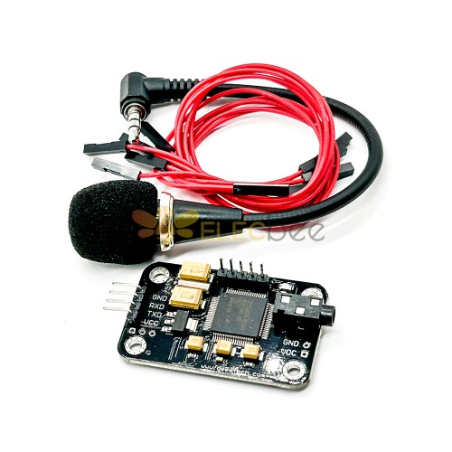Módulo de reconocimiento de voz con tablero de voz de control de micrófono