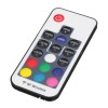 10pcs F17 Key Controller Mini Wireless LED Colorful Lights Remote Control Switch with Light Bar