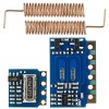 10 pces rf 433 mhz para módulo receptor transmissor rf kit de link sem fio + 20 pces antenas de mola para arduino - produtos que funcionam com oficial para placas arduino