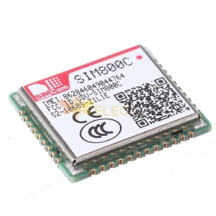 10 pz SIM800C Dual-band Quad-band GSM GPRS Voce SMS Modulo Ricetrasmettitore Wireless Dati