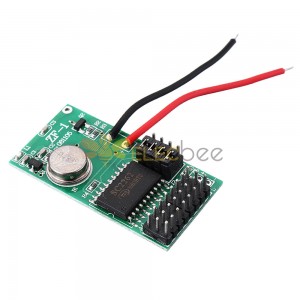 10 peças ZF-1 ASK 433MHz módulo de transmissão de código de aprendizado de código fixo placa receptora de controle remoto sem fio