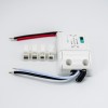 Módulo de interruptor de controle remoto sem fio de parede de lâmpada de 1/2 vias ON/OFF + receptor