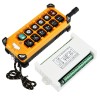 12CH Channel DC12V/24V/AC220V Commutateur de télécommande sans fil électrique Ordinateur personnel industriel