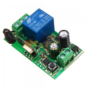 1Pc 433MHz 220V 10A 1CH Canal Relé inalámbrico Receptor de interruptor de control remoto