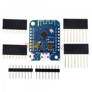 2pcs D1 Mini V3.0.0 WIFI Internet Of Things Development Board ESP8266 4MB MicroPython Nodemcu для Arduino - продукты, которые работают с официальными платами Arduino