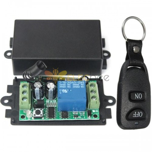 DC12V 4-Channel 10A Relay Wireless RF Remote Control Switch Transmitter Receiver 