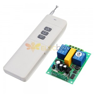 433MHz AC220V 2 Channel Wireless Remote Control Switch Module AK-DJZFZ+AK-3000-3 3 Key Transmitter