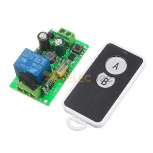 Interruptor de control remoto inalámbrico de 1 canal AC220V de 433 mhz para lámpara eléctrica inteligente para el hogar