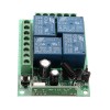 433mhz DC 12V Learning Type 4CH Channel Wireless Remote Control Switch Four Way Relay Control Module