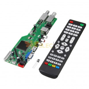 5 OSD-Spiel RR52C.04A Unterstützt digitales Signal DVB-S2 DVB-C DVB-T2/T ATV ​​Universal-LCD-Treiberplatine