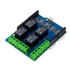 5V 4CH 4 Channel Relay Shield Extended Relay Module for Arduino - products that work with official Arduino boards