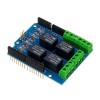 Modulo relè esteso scudo relè 5V 4CH 4 canali per Arduino - prodotti che funzionano con schede Arduino ufficiali