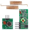 5 uds 433MHz RF módulo receptor inalámbrico transmisor kit + 2 uds antena de resorte RF para Arduino