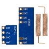 5pcs 433MHz Kit Transceptor Sem Fio Mini Módulo Receptor Transmissor RF + 10PCS Spring Antenas para Arduino - produtos que funcionam com placas oficiais para Arduino