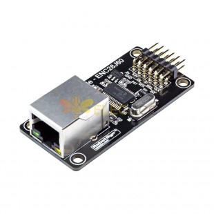 5 pz ENC28J60 Modulo di Rete LAN Ethernet Alimentazione In 3.3 V/5 V Per STM per Arduino - prodotti che funzionano con le schede ufficiali per Arduino