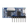 5 peças RX480E-4 433MHz sem fio receptor RF módulo decodificador de aprendizagem de código de saída de 4 canais