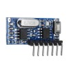 5 peças RX480E-4 433MHz sem fio receptor RF módulo decodificador de aprendizagem de código de saída de 4 canais