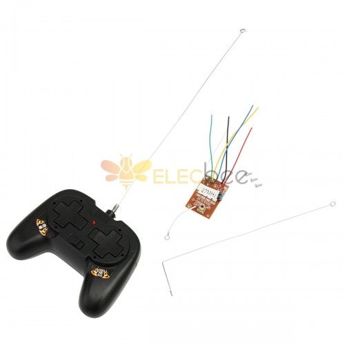 DIY 27MHZ 4CH Remote Control with Receiver Board Antenna for SN-RM9 8 Buttons 