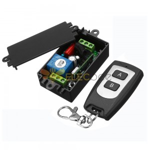 AC220V 1CH 10A Wireless Remote Control Switch Relay Output Radio Receiver Module With Waterproof Transmitter