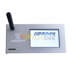 Ponto de acesso montado + tela LCD de 3,2 polegadas + antena + cartão SD 16G + suporte para caixa de alumínio P25 DMR YSF UHFVHF