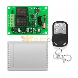 DC12V 2 Channel Remote Control DC Motor Reversing Controller Switch Relay Module With Remote Controller