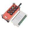 DC12V/24V/AC220V 8CH Channel Wireless Remote Control Switch Receiving Module With Industrial Remote Control 433MHz 12V