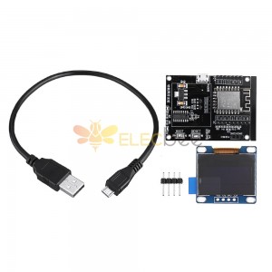 ESP8266 Scheda di sviluppo IoT + Display OLED giallo blu Programmazione SDK Modulo Wifi Scheda di sistema piccola