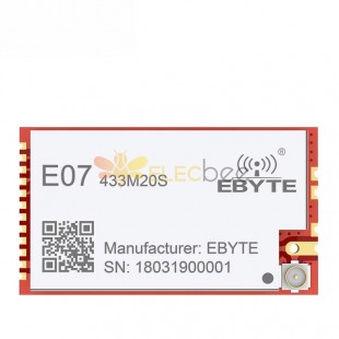 E07-433M20S CC1101 10dBm Stamp Hole IPEX Antenna Transmitter and Receiver SMD Transceiver 433MHz RF Module