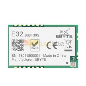 E32-868T30S SX1276 868MHz 30dBm 10km SMD Émetteur Récepteur PCB Module IOT