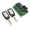 315Mhz 12V 4CH Channel Wireless Remote Control Switch Module With 2 Transmitters
