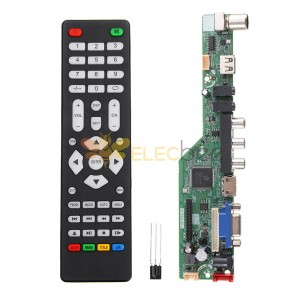 T.SK105A.03 Interface PC/VGA/HD/USB de carte de conducteur de contrôleur de TV d'affichage à cristaux liquides universelle