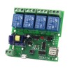 USB 5V Or AC 55V-250V Four Channel Jog Inching WIFI Wireless Smart Switch Socket APP Remote Control With Case