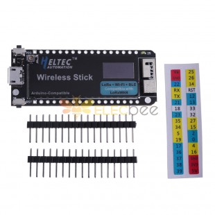 Плата разработки ESP32 Wireless Stick SX1276 LoRaWAN Protocol WIFI BLE Module 433MHz-470MHz