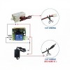 Infrared Remote Control Electric Lock Set Wireless Remote Control Switch Electric Plug Lock DC 12V