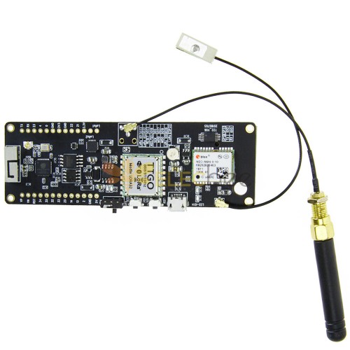 T-Beam 433/470/868/915MHz ESP32 WiFi Wireless bluetooth Module GPS NEO-M8N SMA 32 With 18650 Battery Holder CP2104 433MHz