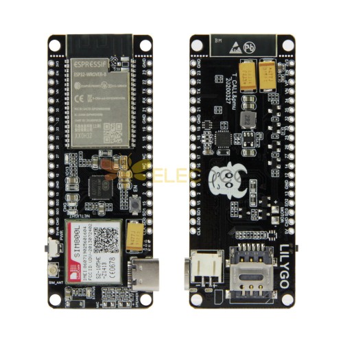 T-Call&PMU ESP32 무선 모듈 SIM 안테나 SIM 카드 SIM800L 모듈(마이크 및 스피커 포함)