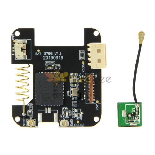 Placa de expansão PCB programável inferior GPS+Lora(S76G) para módulo de desenvolvimento de caixa inteligente