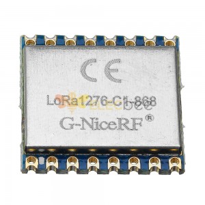 LoRa1276-C1 SX1276 868MHz وحدة وحدة لاسلكية عن بعد انتشار 20dBm 100mW 3-5KM