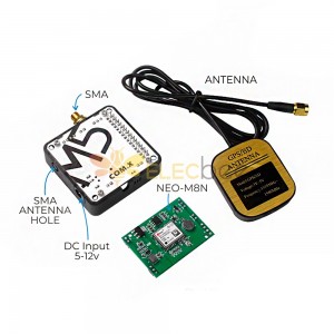안테나 ESP32 개발 보드 스태킹 모듈 포지셔닝이 있는 COM.GPS 모듈 NEO-M8N